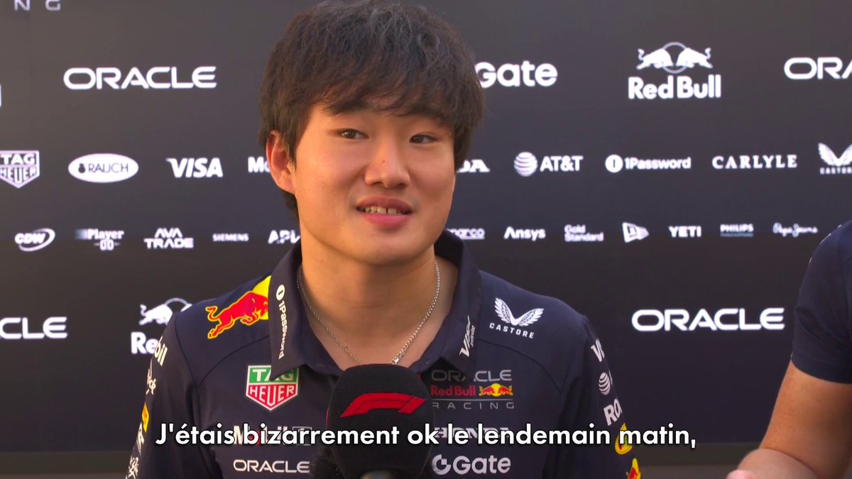 "Je ne réalise pas" 😢 Dernier Grand Prix pour Tsunoda ce week-end... #AbuDhabiGP #F1