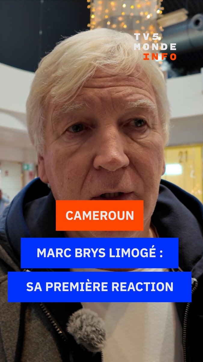 🔴 Marc Brys : « Comment tu peux défendre cette décision ? Je trouve que ce n’est pas normal. C’est du jamais vu, qu’il jette tout le MINSEP dehors […] Moi, je ne viens pas du Cameroun mais je fais tout pour le Cameroun ». 🦁🇨🇲 🎥 Le journal Afrique TV5MONDE