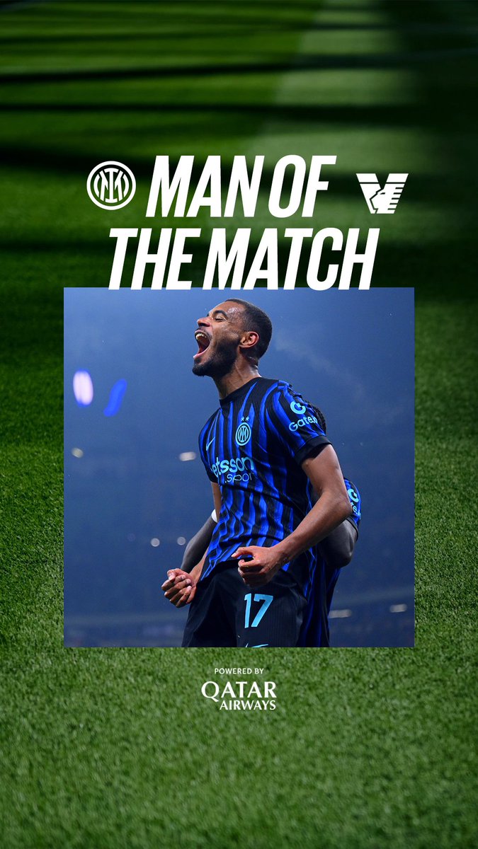 Un esordio casalingo da titolare migliore? Difficile 😎 Fate un applauso al nostro Qatar Airways MOTM 👏