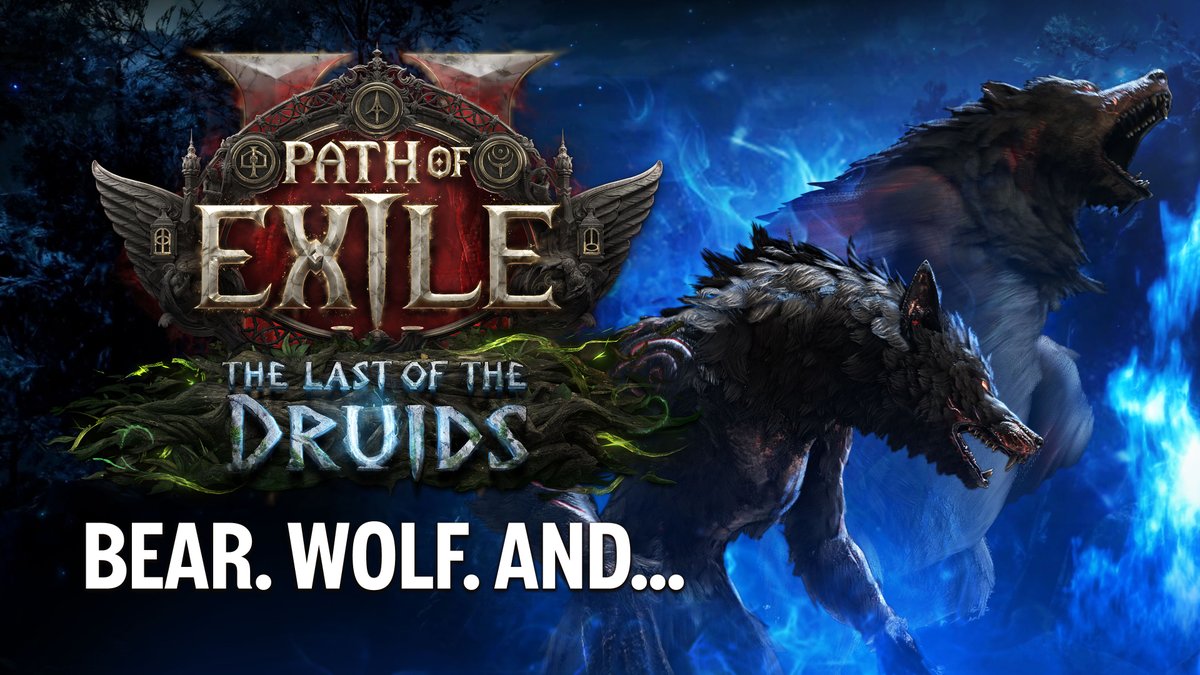 Unleash the wild within as you shapeshift into wolf, bear, or even a fire-breathing wyvern! Explore new Ascendancy Classes, a new innovative league mechanic, and a new Pinnacle endgame boss! The Last of the Druids releases on December 12 PST