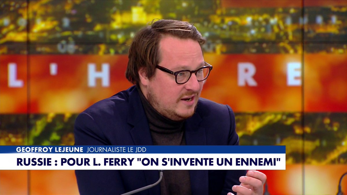 Geoffroy Lejeune : «C'est nous qui avons provoqué l'éloignement avec la Russie.» #HDPros2