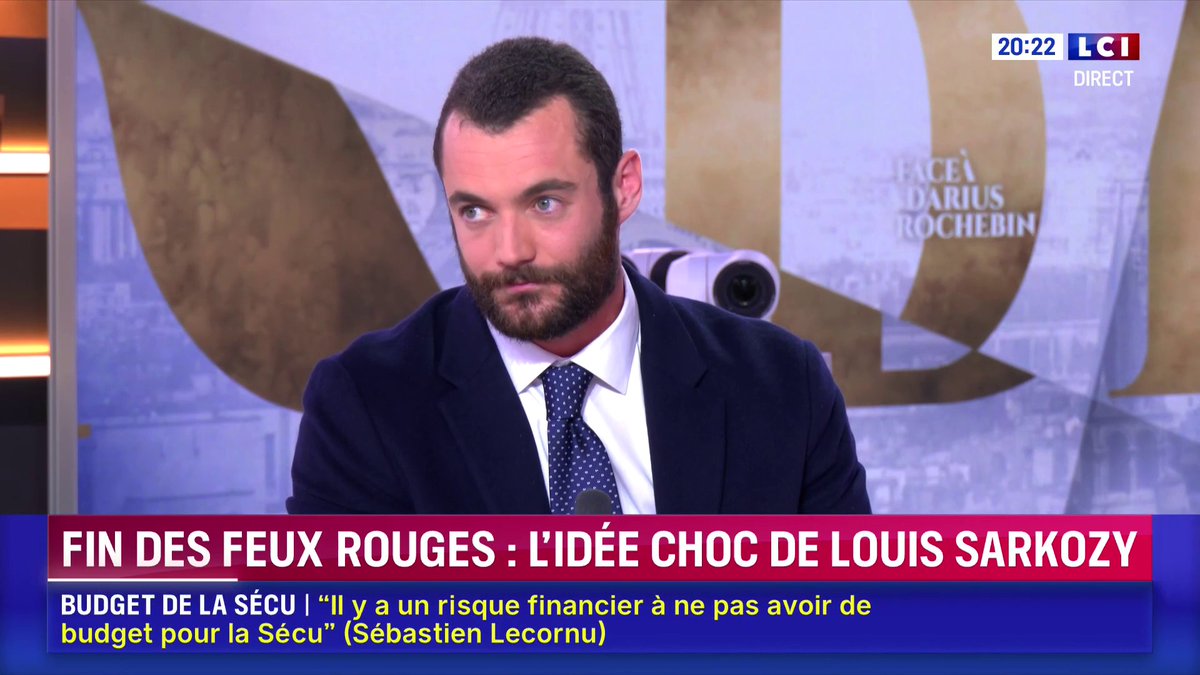 🗣️ "Je soutiens une dépénalisation de la consommation d'à-peu-près la totalité des substances" illégales en France, comme le cannabis ou la cocaïne, explique Louis Sarkozy face à Darius Rochebin sur LCI