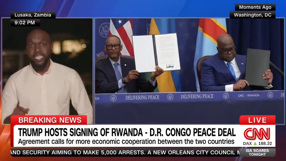 The Rwandan and Congolese presidents just signed a peace deal before President Trump. But it was obvious Kagame and Tshisekedi don't trust each other in their statements and body language. Our CNN report on the "Washington Accords" and why they won't end the war