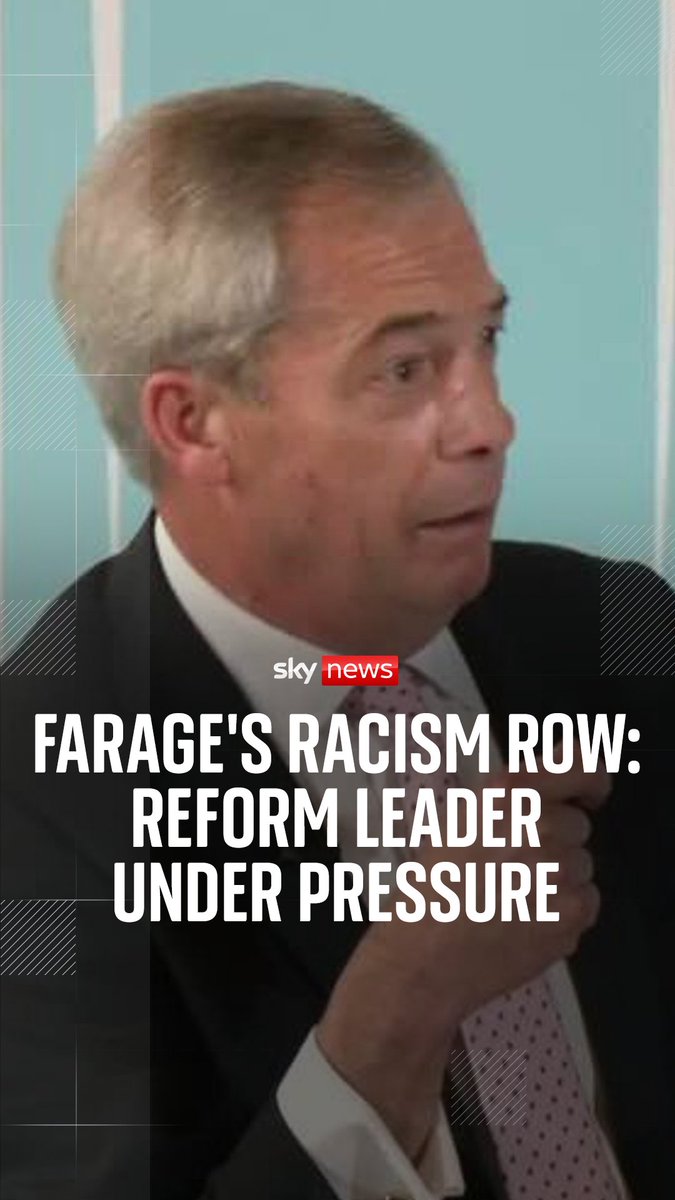 Nigel Farage has demanded an apology from the BBC over its reporting of claims he made racist comments when at school. It came in a press conference where Sky News also asked about Reform UK receiving a bumper £9m donation.