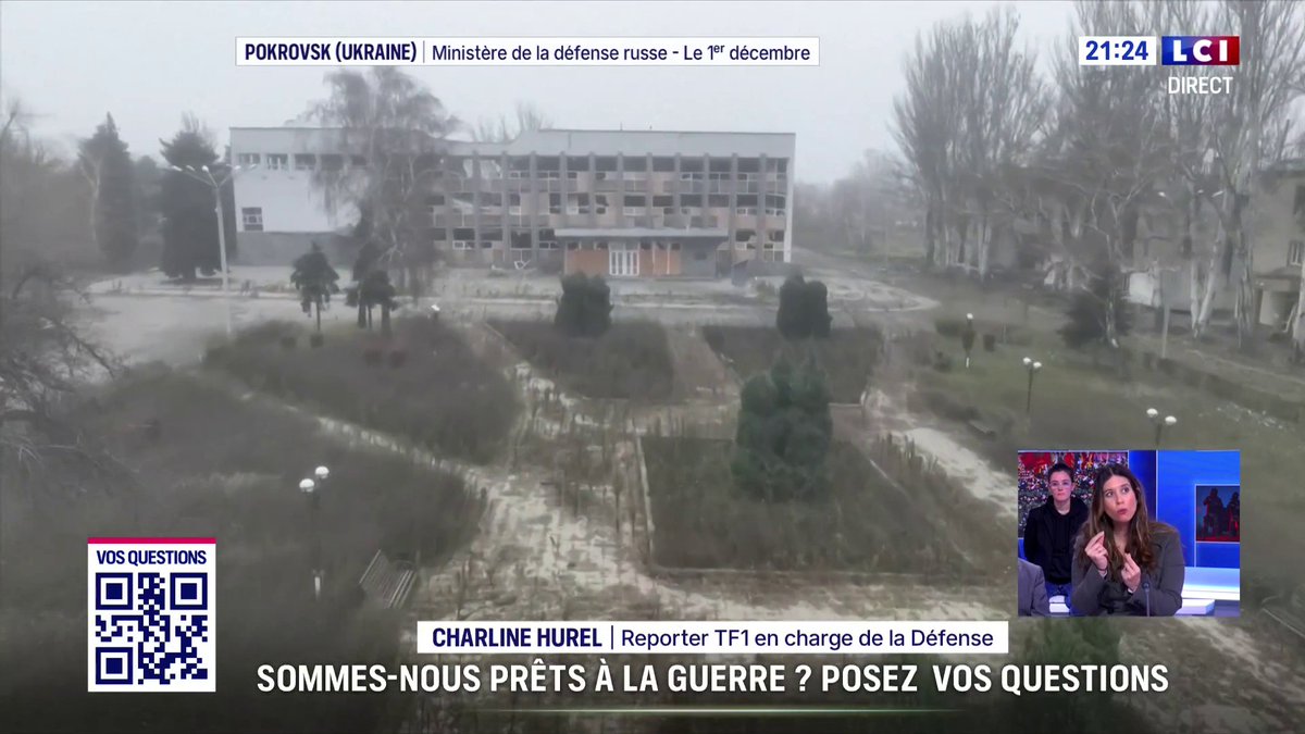 🗣️ Sur le front en Ukraine, la masse d'hommes mais aussi d'armes, notamment de drones, est très importante dans les combats, explique Charline Hurel 📺 Suivez notre soirée spéciale sur LCI avec Darius Rochebin