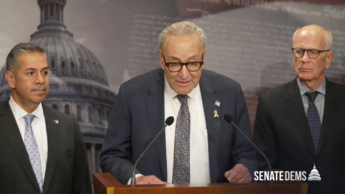Chuck Schumer and Democrats *set up* the expiration of Obamacare subsidies. Now, they are trying to gaslight Americans into thinking they didn't create this mess. Republicans didn't "cause this problem," Democrats did.