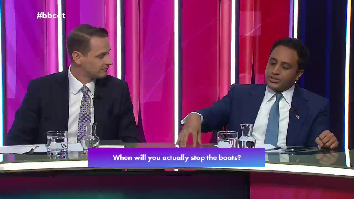“Britain is a soft touch and what Labour has done is pour gasoline on a fire the Tories created” Reform UK’s Zia Yusuf accuses Labour of using “sleight of hand” on deportation numbers, and says immigration is “unfair” on British people #bbcqt