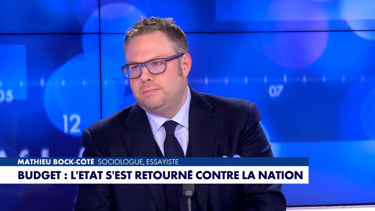«Budget : l'Etat s'est retourné contre la Nation» : l'édito de Mathieu Bock-Côté dans #Facealinfo