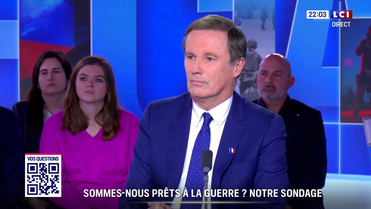 🗣️ Selon N. Dupont-Aignan, la Russie "n'est pas l'ennemie de la France" 📺 Suivez notre soirée spéciale sur LCI avec Darius Rochebin