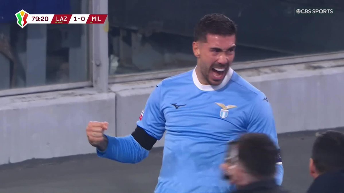 Mattia Zaccagni gets the Olimpico on its feet! Lazio finally breakthrough against a resolute Milan side 💥