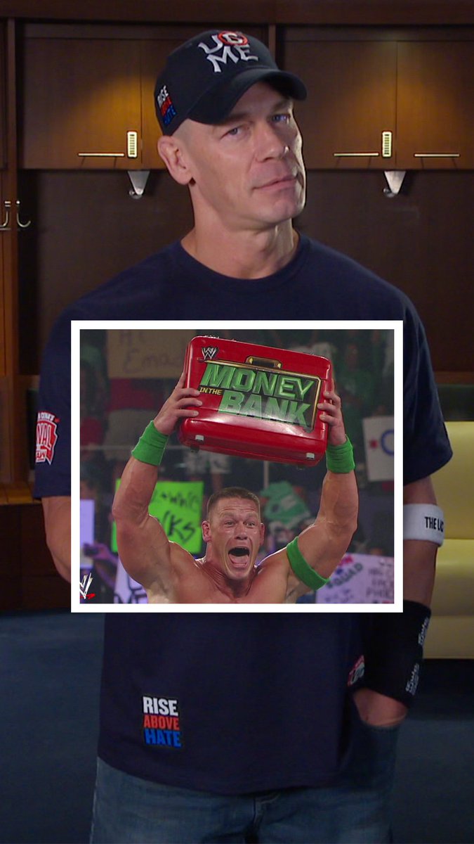 We showed John Cena his iconic MITB briefcase moment and he broke down exactly how a meme works 😂