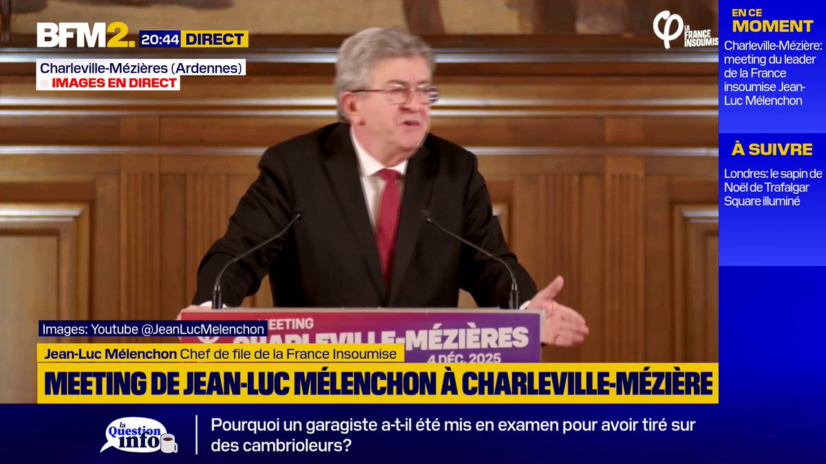 Guerre en Ukraine: "Il ne faut pas faire la guerre aux Russes, il faut s'entendre avec eux", affirme Jean-Luc Mélenchon, chef de file de la France insoumise #BFM2