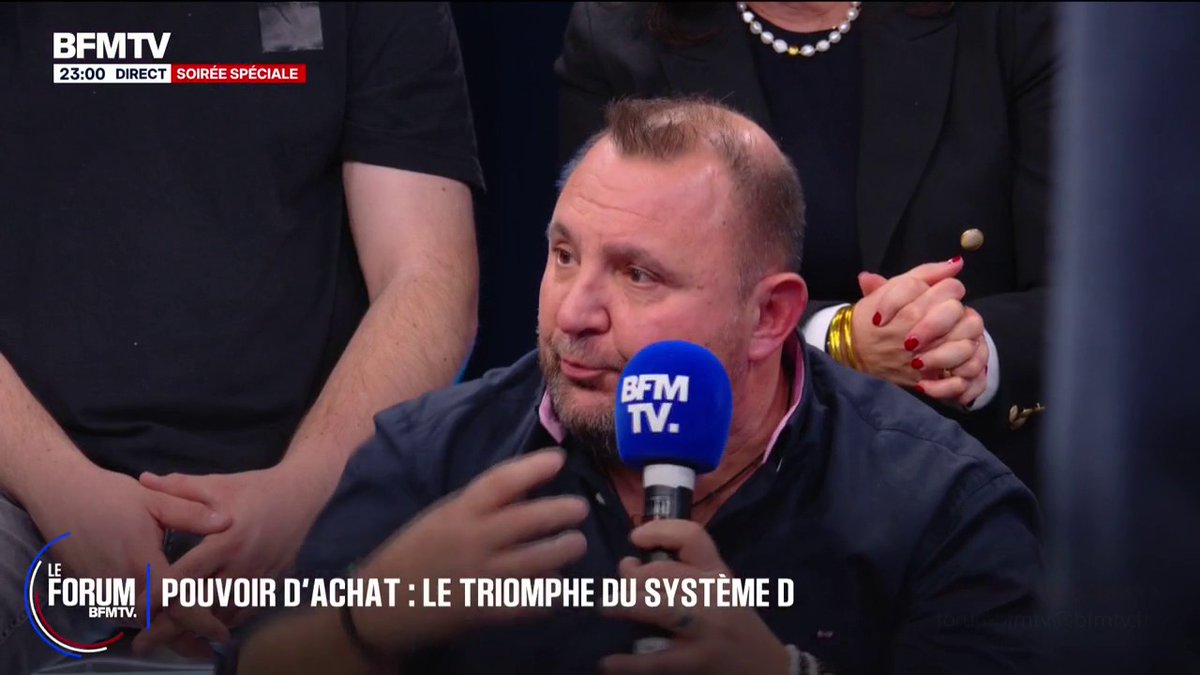 FORUM BFMTV - "Je fais une formule à 17,90 euros, je paye ma serveuse et ma plongeuse. Je vais dans un fast-food et je paye 21,50. Il y a un problème", dit Didier, restaurateur #ForumBFMTV