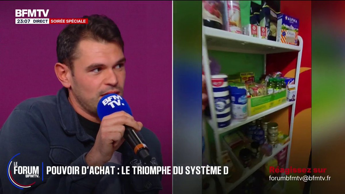 FORUM BFMTV - Un stock de nourriture impressionnant: la technique secrète d'Ange pour payer ses courses moins chères #ForumBFMTV