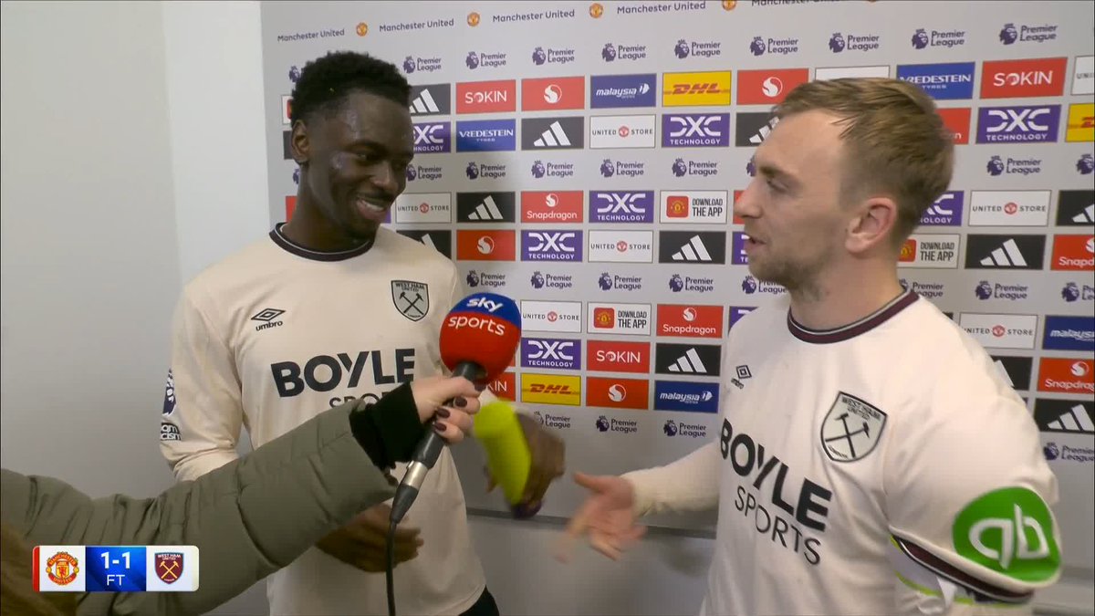 "I want play, I want to give my best for the fans" Soungoutou Magassa reacts after scoring his Hammers goal ⚒️