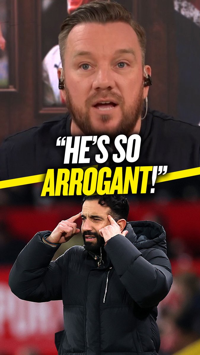 😠 "Instantly, he annoyed me." 😳 "He's so arrogant &amp; stuck in his ways!" Jamie O'Hara was wound up by Ruben Amorim's post match comments after drawing 1-1 at home to West Ham