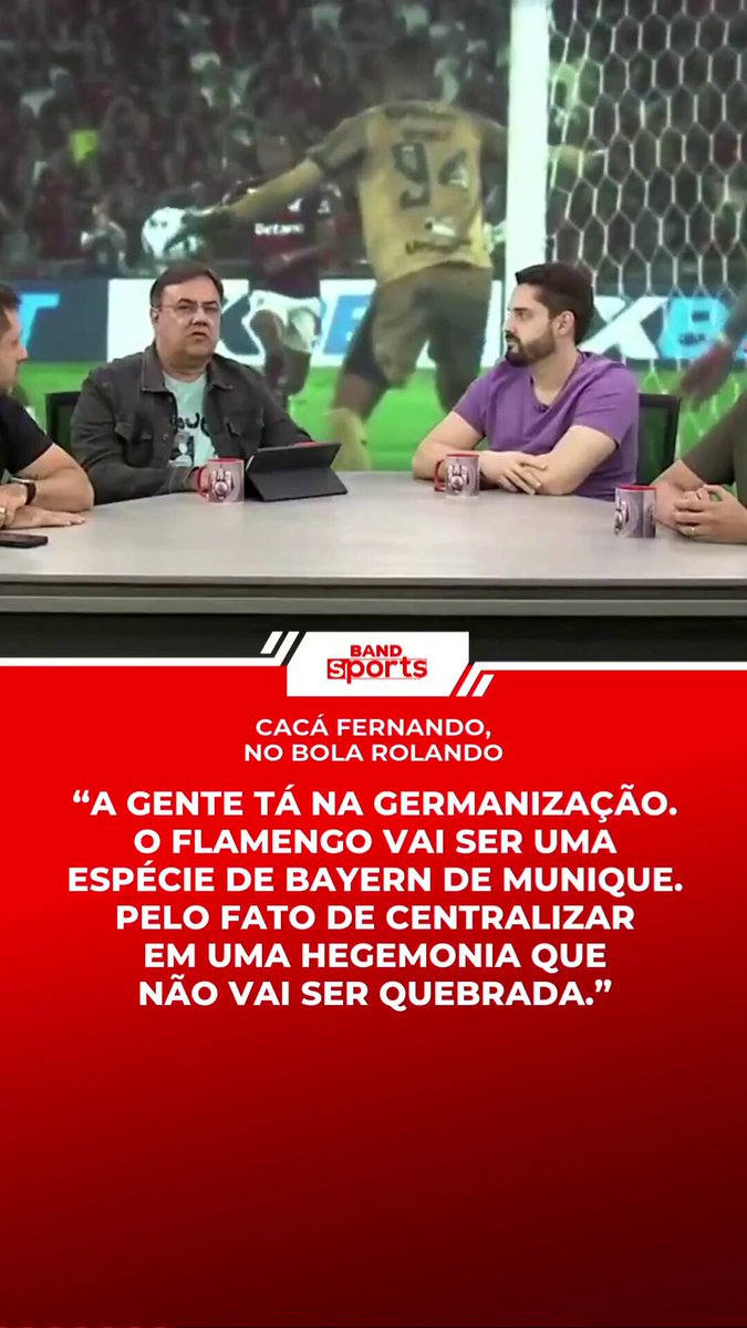 VAI SOBRAR ALGUMA COISA? 🤔 No #BolaRolando, Cacá Fernando comentou sobre as conquistas do Brasileirão e da Libertadores pelo Flamengo e apontou o início de uma hegemonia rubro-negra pelo Brasil. Concorda? #BandSports #Flamengo #CRF #Brasileirão #Libertadores