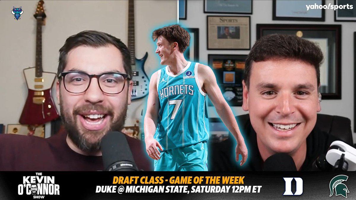 🎙️ Kevin O'Connor: "We're seeing what the Charlotte Hornets are doing with Kon Knueppel this season... averaging more pick-and-rolls per game than Klay Thompson did in his entire career." "He was on Jimmy Fallon the other night... bye bye, LaMelo! Kon Knueppel is the star now."