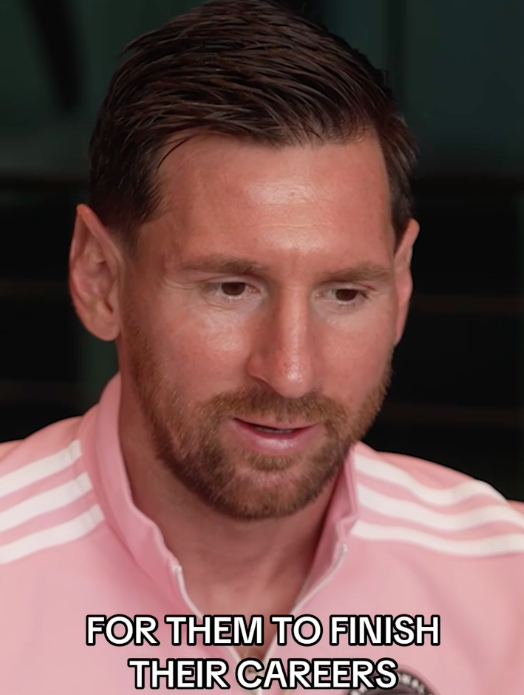 Leo Messi wants to send Jordi Alba and Sergio Busquets off with a trophy 🫶 (via Major League Soccer Season Pass)