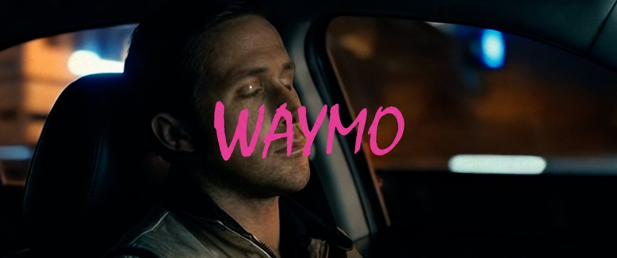 I wanted to see what the movie Drive would look like if Ryan Gosling was riding in a Waymo With AI, now we can