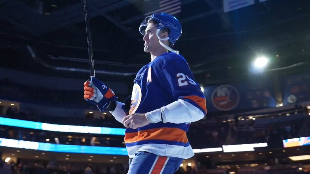 Always an Islander. Welcome back to UBS Arena, Brock.