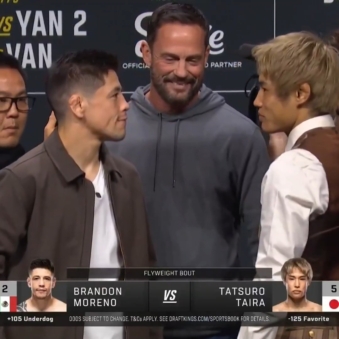 モレノ×平良達郎 フェイスオフ！ #UFC