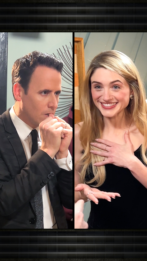 .Oz Pearlman shocks Natalia Dyer and her family backstage! #StrangerThingsOnFallon #FallonTonight