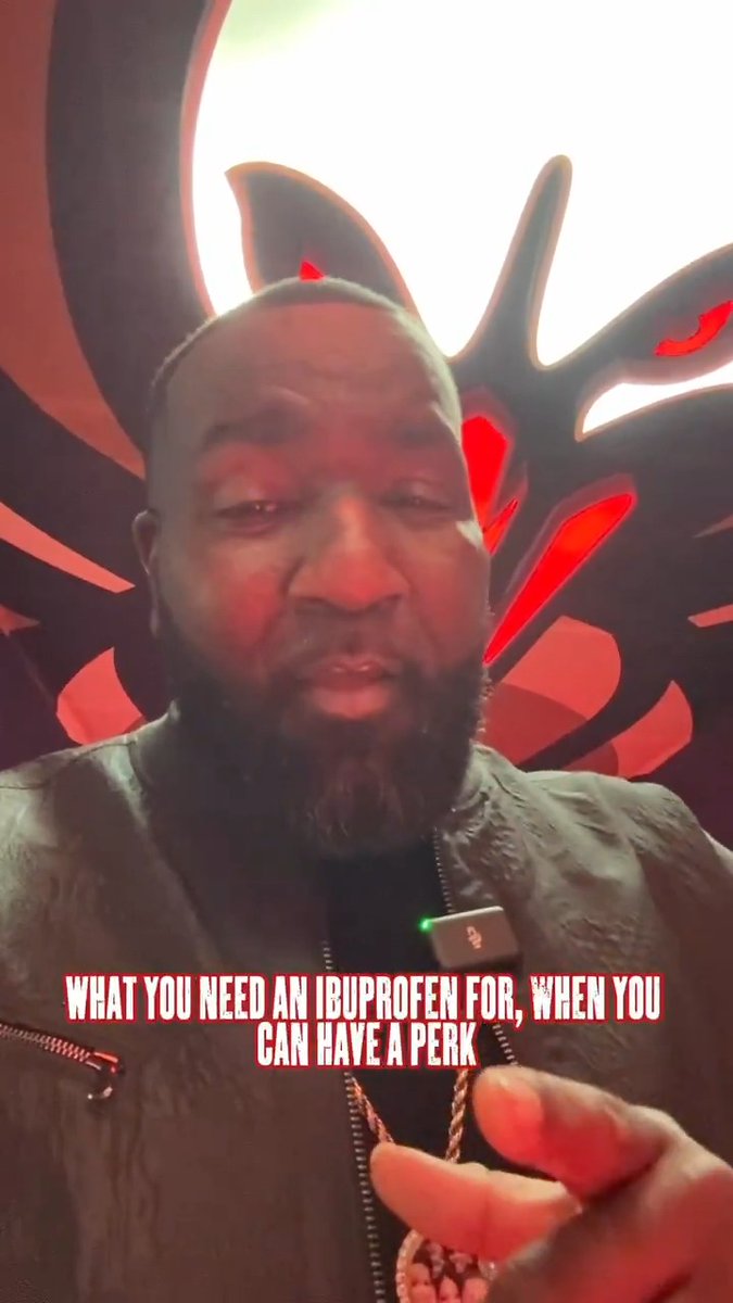 What you need Ibuprofen for? Kendrick Perkins checking in 📲