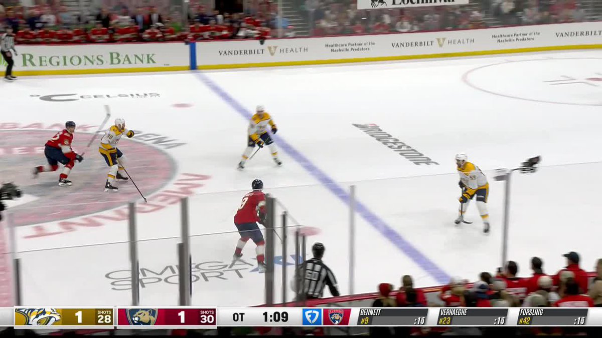That's a win for the Nashville Predators! 🤯 Steven Stamkos ends it in Energizer overtime!
