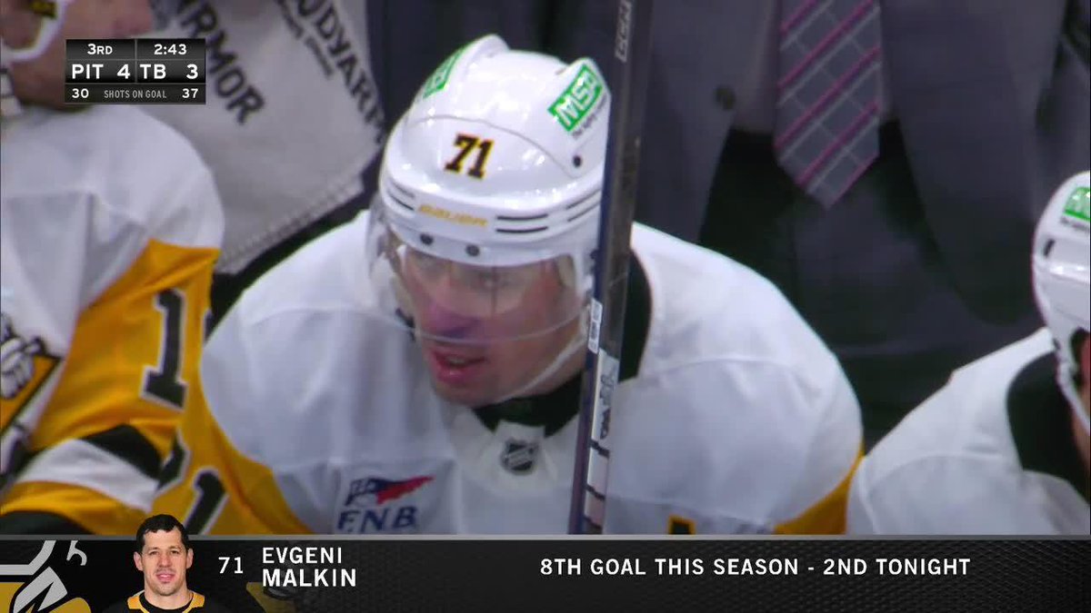 If this really is Evgeni Malkin’s last season, what a cowboy rides away tour this is.