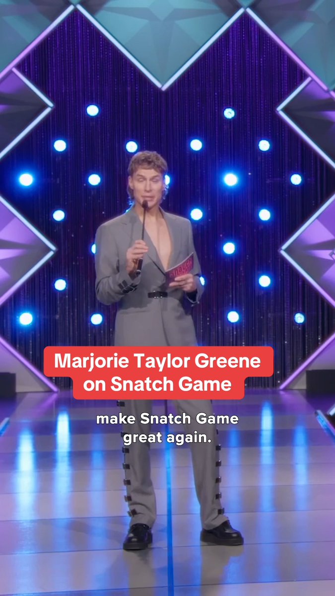 Back from an early retirement – it's Marjorie Taylor Greene! 😂 #CanadasDragRace Where to watch: 🇨🇦: @cravecanada 🌎: @WOWPresentsPlus