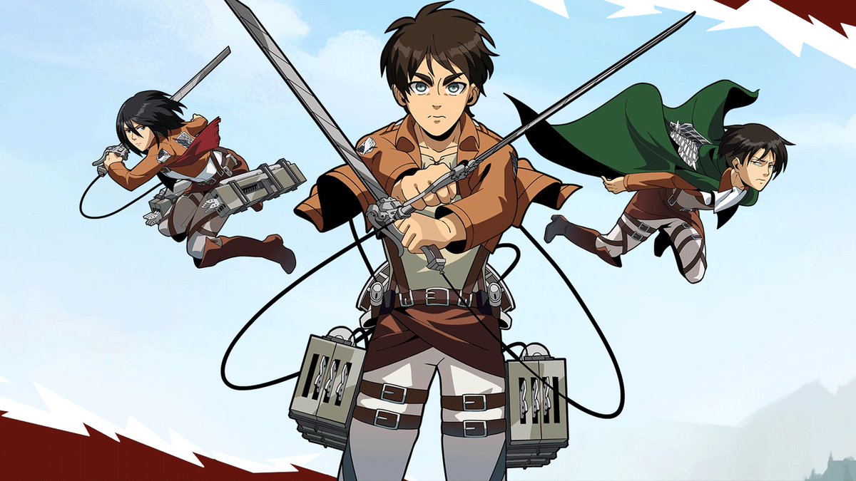 Watch Eren, Mikasa, and Levi in action in Brawlhalla's Attack on Titan collaboration. Along with the iconic characters, players will play new modes alongside a new map called Shiganshina District. Available now on PS4, Xbox One, Switch, PC, and mobile.