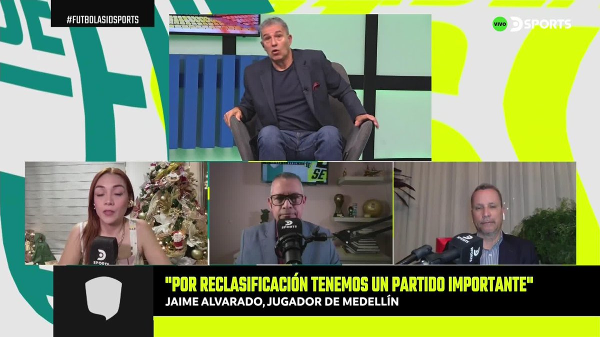 "POR RECLASIFICACIÓN TENEMOS UN PARTIDO IMPORTANTE EL LUNES" 🗣️ Jaime Alvarado, jugador del Medellín se refirió al último duelo de los cuadrangulares de la Liga 2025. #FutbolAsiDSPORTS