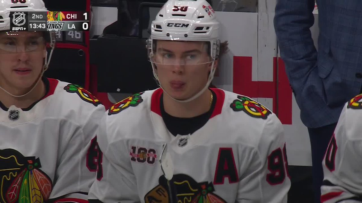 That is TEXTBOOK hard to the net from Connor Bedard 📕