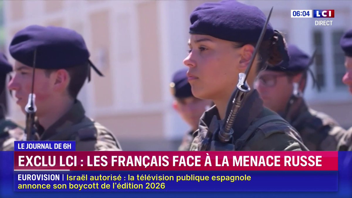 🔴 SONDAGE EXCLUSIF LCI ▶️ 62 % des Français considèrent la Russie comme un pays ennemi. Et 6 Français sur 10 estiment également probable une invasion de la Russie dans d’autres pays européens.