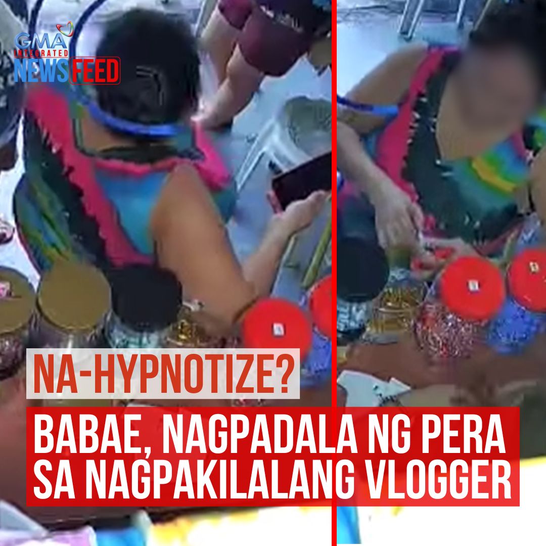 Unknown caller, kayang mang-hypnotize? Wala raw sarili ang isang babae nang padalhan niya ng pera ang isang nagpakilalang vlogger. Humihingi raw ito ng P7,500 para daw ma-claim ang isang balikbayan box. Tila nahimasmasan nalang ang biktima nang maibigay na niya ang pera. Ang insidenteng nakuhanan sa CCTV, panoorin sa video.