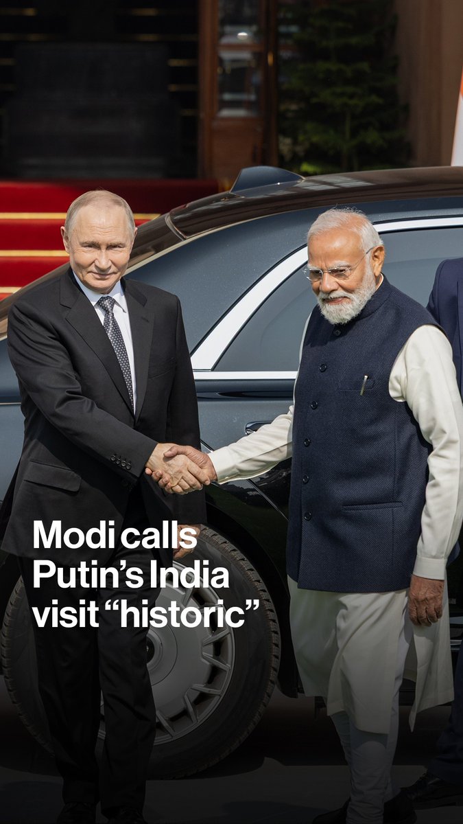 Narendra Modi calls Vladimir Putin’s India visit “historic” as the two leaders show off their warm ties despite US pressure