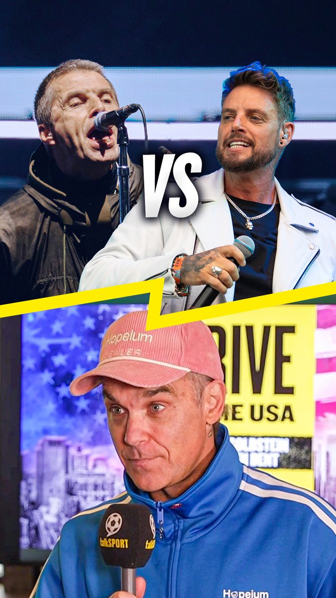 💪 "Boyzone are harder than Oasis!" 🔥 "@LiamGallagher against @OfficialKeith... Keith's battering him!" @RobbieWilliams explains why Boyzone beat @Oasis in the battle of the hardest bands! 🤣
