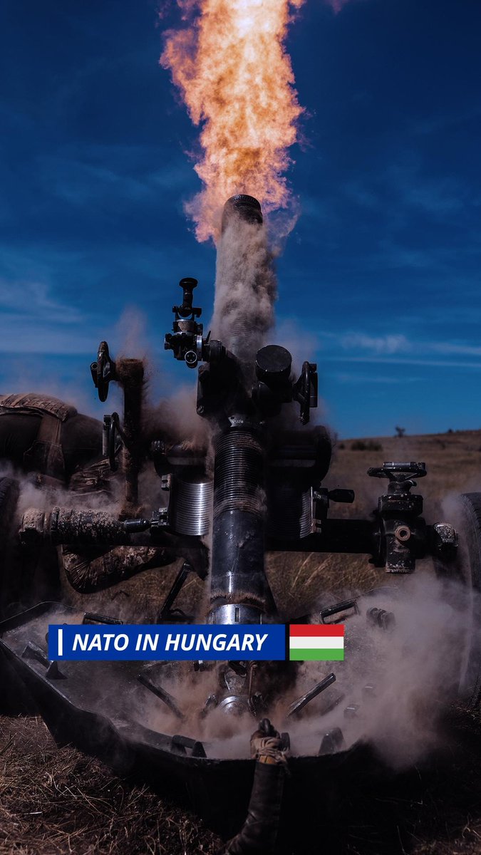 United we are stronger💪 NATO’s multinational forces in Hungary stand ready to deter aggression and defend 🇭🇺 and Allied territory. Hungary is also protected by ‘Eastern Sentry’, NATO’s new activity that boosts vigilance along the entire eastern part of the Alliance