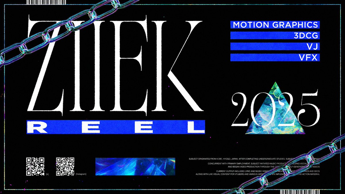 ZIIEK | Showreel 2025 ► Motion Graphics / 3DCG / VJ / VFX Music by ZIIEK