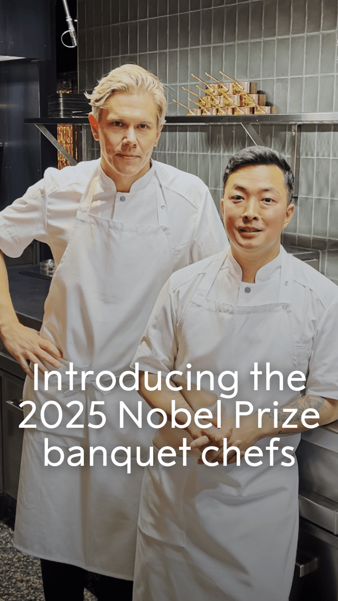 Just announced! The Nobel Prize banquet is a once-in-a-lifetime event, that takes place every 10 December to celebrate the new Nobel Prize laureates. This year 1300 guests will enjoy a meal that features a luxurious twist on porcini mushrooms. Earlier today we announced that this year’s banquet will be prepared by chefs Pi Le and Tommy Myllymäki. It is the first time in history that a duo of chefs are responsible for the starter and main dish. The dessert this year will be presented by pastry chef Frida Bäcke who also was responsible for last year's banquet dessert. Their banquet menu is inspired by the Swedish nature and will highlight Swedish ingredients. Stay tuned as we will reveal the full menu on 10 December.