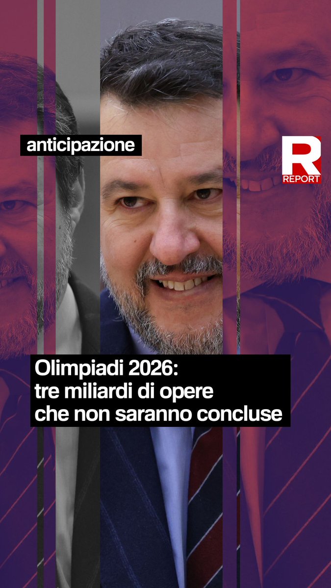 Olimpiadi di Milano Cortina 2026: non significano solo impianti sportivi ma anche nuove infrastrutture stradali e ferroviarie. Quasi 3 miliardi di opere perรฒ saranno concluse solo dopo la fine dei Giochi, alcune anche a distanza di anni. Ne parliamo domenica dalle 20.30 su #Rai3
