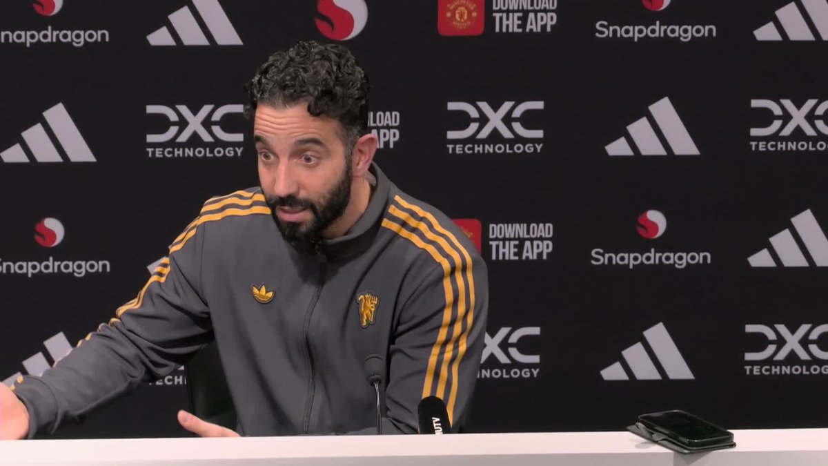 "That doesn't mean that I need to put Kobbie [in] when I feel that I shouldn't put [him in]" Ruben Amorim defended his decision to continually omit Kobbie Mainoo as his support for academy players was questioned ahead of Manchester United's game against Wolves 🎙️