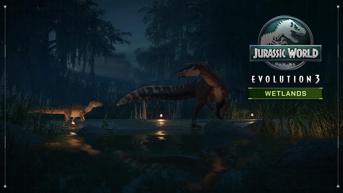 Three new family units are emerging into the misty marshlands of the Jurassic World Evolution 3: Wetlands Pack! Get ready to welcome them into your parks on 9 December -