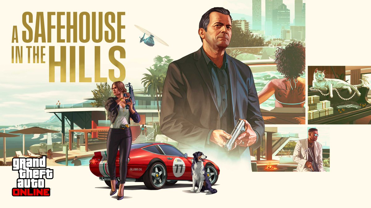Prime luxury real estate for those who've reached the highest rungs of the criminal ladder arrives on Dec 10 in GTA Online: A Safehouse in the Hills. The monumental update also features a new action-packed adventure, new vehicles to collect and much more: