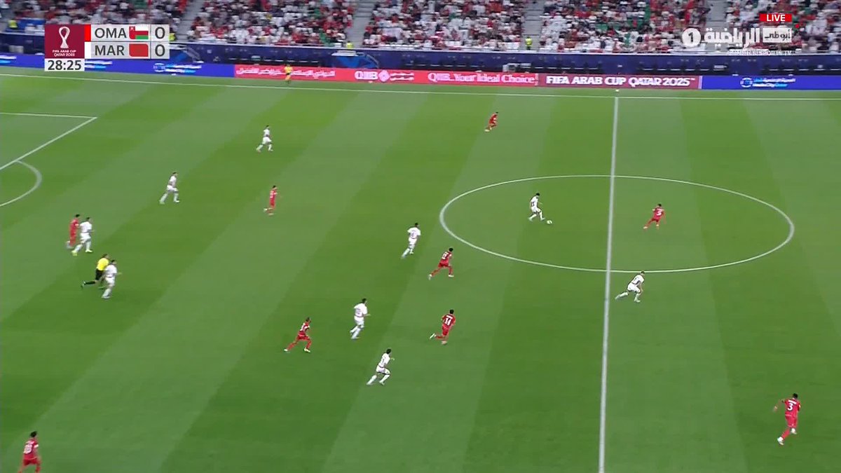 انفراد تام لحمد الله والمخيني ينقذ مرماه من هدف مؤكد ببراعة #عمان_المغرب #كأس_العرب 🏆 #FIFAArabCup