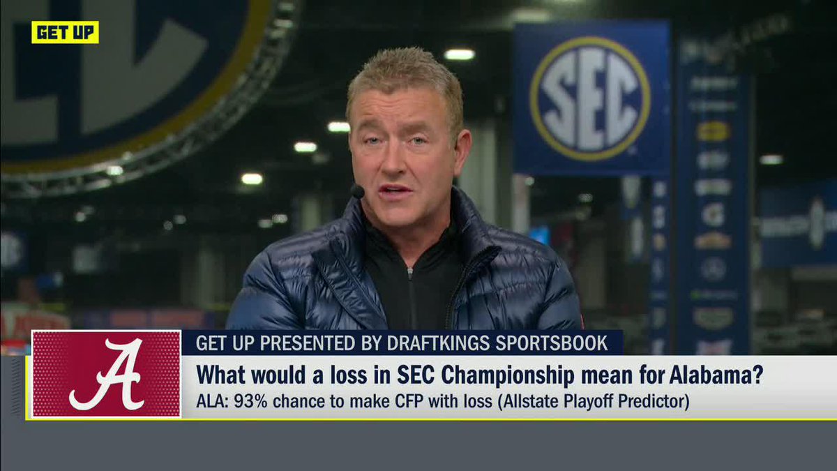 .Kirk Herbstreit weighs in on what a loss in the SEC Championship for Alabama would mean ✍️