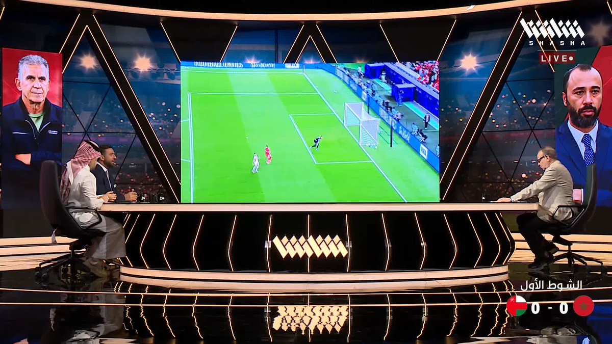 ميدو: منتخب عمان سيكون مختلفاً في الشوط الثاني 🇴🇲👀 تابعوا الاستوديو التحليلي لمباراة عمان والمغرب في #كأس_العرب_على_شاشا 🏆🌟 يمكنكم مشاهدة المباريات مجاناً وبدون تسجيل دخول 📺