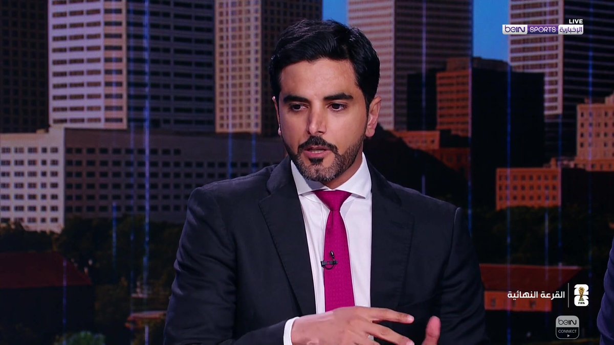عبد العزيز السليطي: الجيل الحالي للمنتخب القطري هو جيل ذهبي لأنه ظفر ببطاقة الوصول إلى كأس العالم 2026 ▶️ ويمكنكم متابعة البث أيضاً عبر حسابنا على يوتيوب #كأس_العالم_2026 | #كأس_العالم2026 #WorldCup2026 | #FIFAWorldCup | #WorldCupDraw