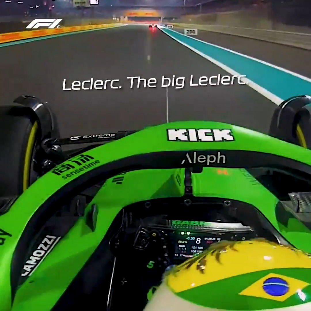 From Leclerc Junior to the big Leclerc 😂 #F1 #AbuDhabiGP